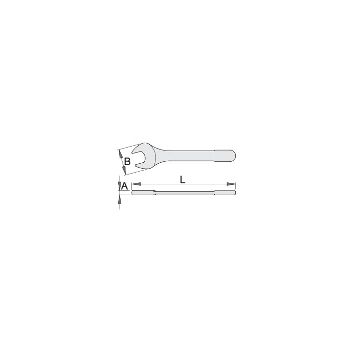 Llave fija aislada - 110/2VDEDP
