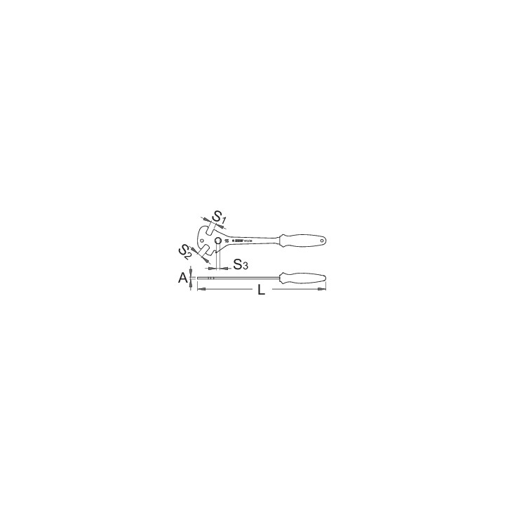 Llave para pedal, profesional - 1613/2BI-US