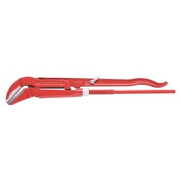 Llave para tubos, modelo sueco, 45°, para un trabajo seguro en las