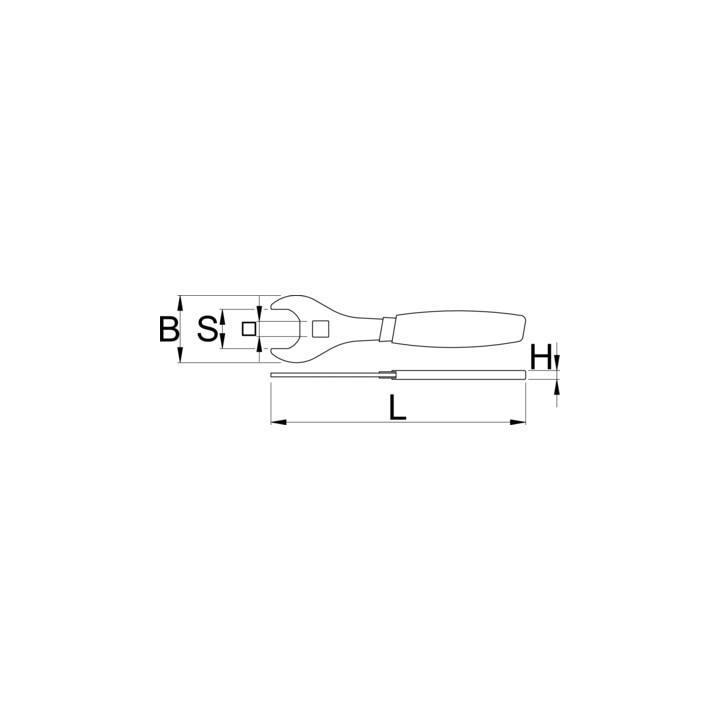 Llave plana para servicio de suspensión - 1706/2DP-US