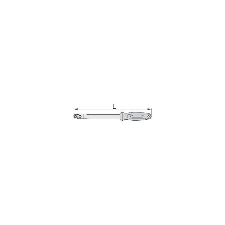 Mango 1/2" articulado - 190.2/1BI