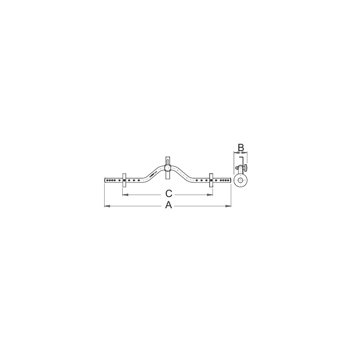 Mecanismo para alineador de ruedas 16" - 29" - 1690/1