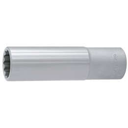 Vaso 1/2" largo 12p - 190/1L12p