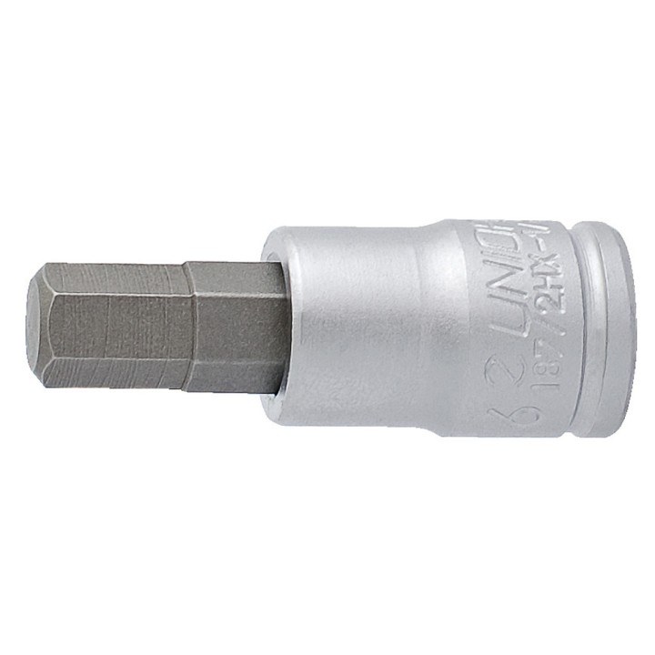 VASO 1/4" CON PUNTA ALLEN HEXAGONAL - 187/2HX