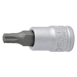 Vaso 1/4" con punta Torx - 187/2TX