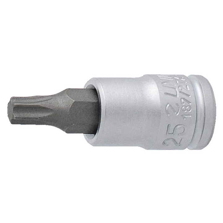 Vaso 1/4" con punta Torx - 187/2TX