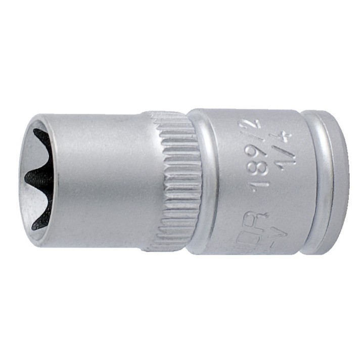 Vaso 1/4" Torx, hembra - 189/2