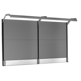 Panel trasero con luz y canal de parapeto - 990BP