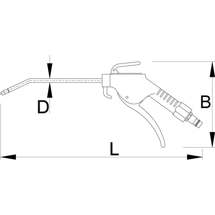Pistola de aire - 1508A