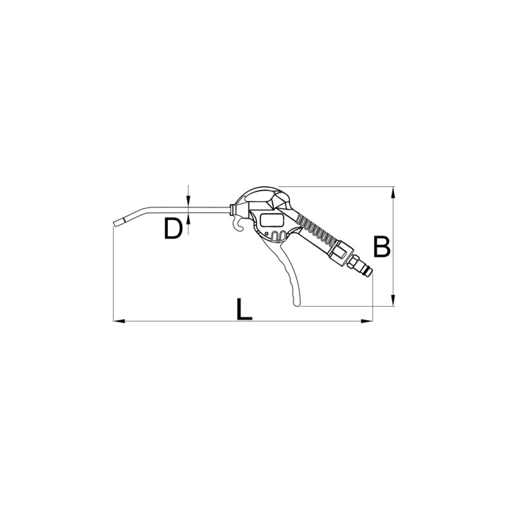 Pistola de aire larga - 1508B