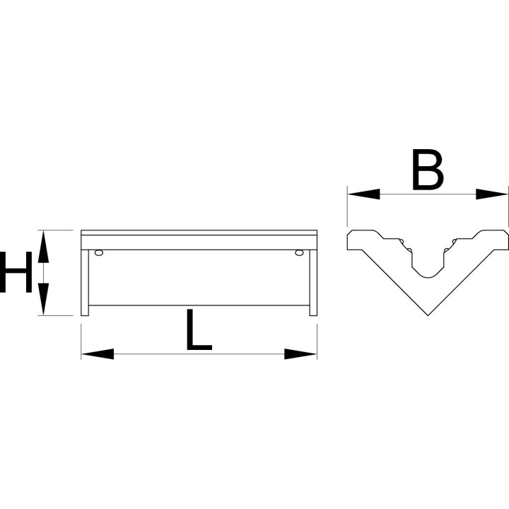 Recubrimiento de goma sustituible para mordaza para 1693.13, juego