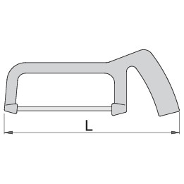 Sierra para metales, aislada - 753VDP