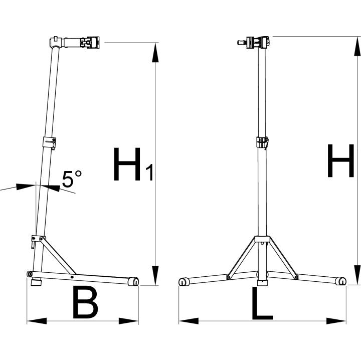 Soporte de reparación con liberación rápida BikeGator - 1693AQ0
