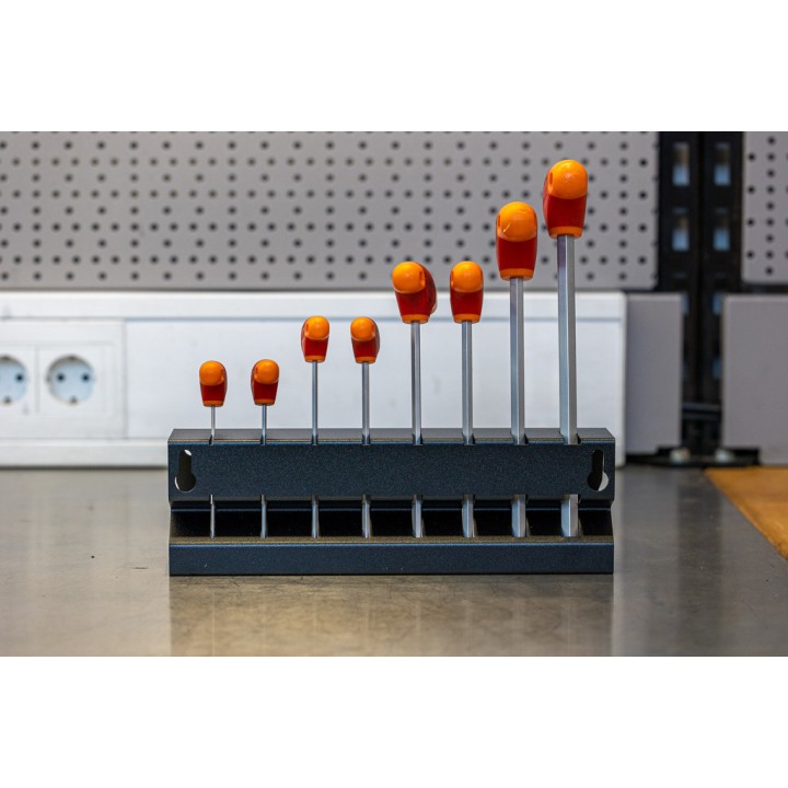 Soporte para destornilladores de perfil HX con mango en T - h.TW-HX