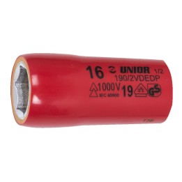 Vaso 1/2" aislado, 6 caras - 190/2VDEDP