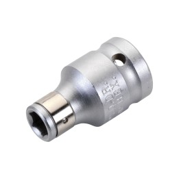 Adaptador para puntas, con conexión de 1/2" para carracas y acople par