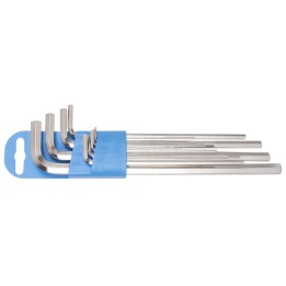 Juego de llaves allen, largas, en colgador de plástico - 220/3LPH