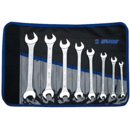 Juego de llaves fijas de dos bocas en bolsa enrollable - 110/1CT