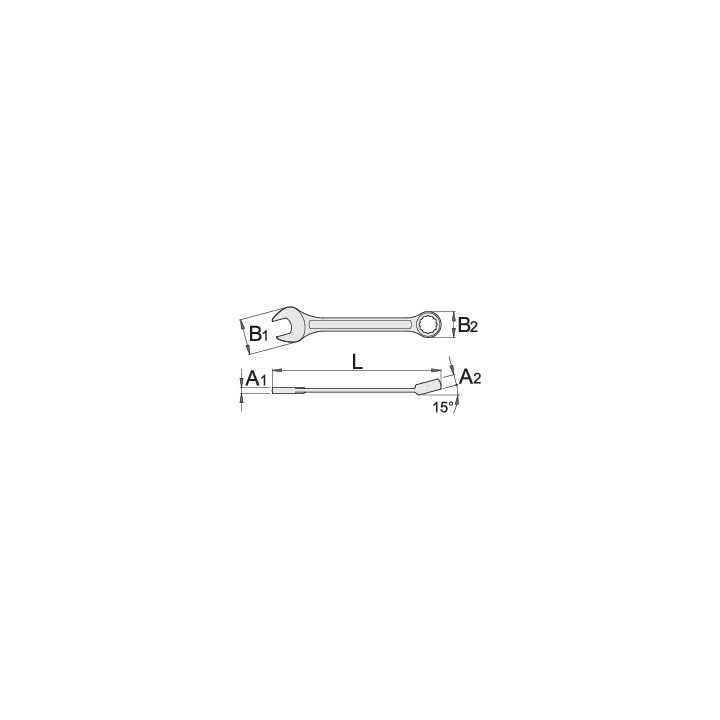 Llave combinada - 125/1