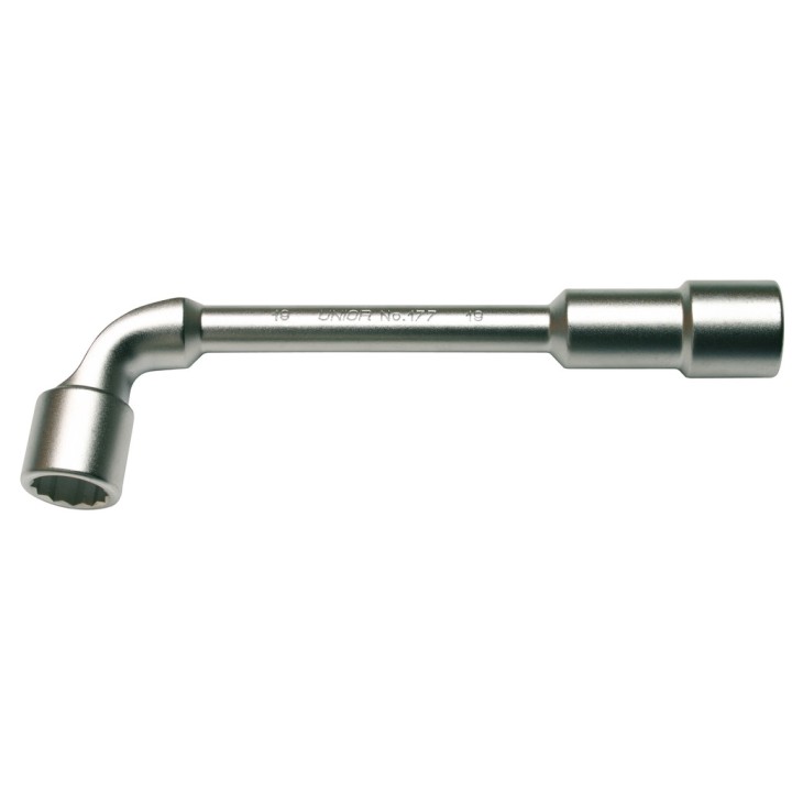 Llave de pipa abierta, boca estriada - 177