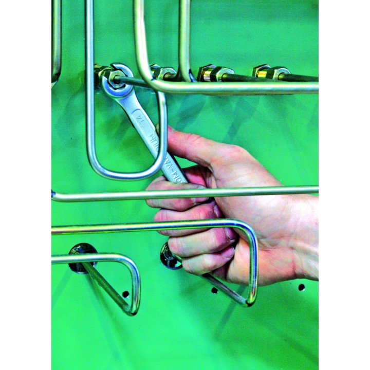 Llave estrella plana abierta - 183/2