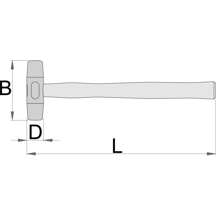 Martillo boca plástica - 820