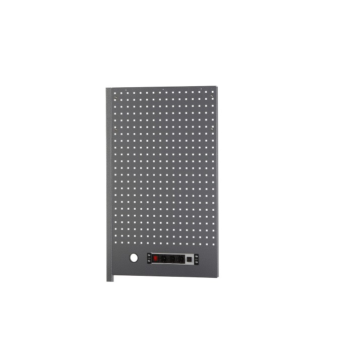 Panel Perforado con Regleta de 3 Enchufes ALYCO