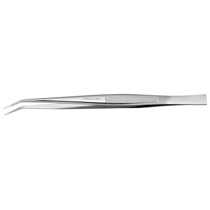 Pinza de precisión, punta curva - 1346