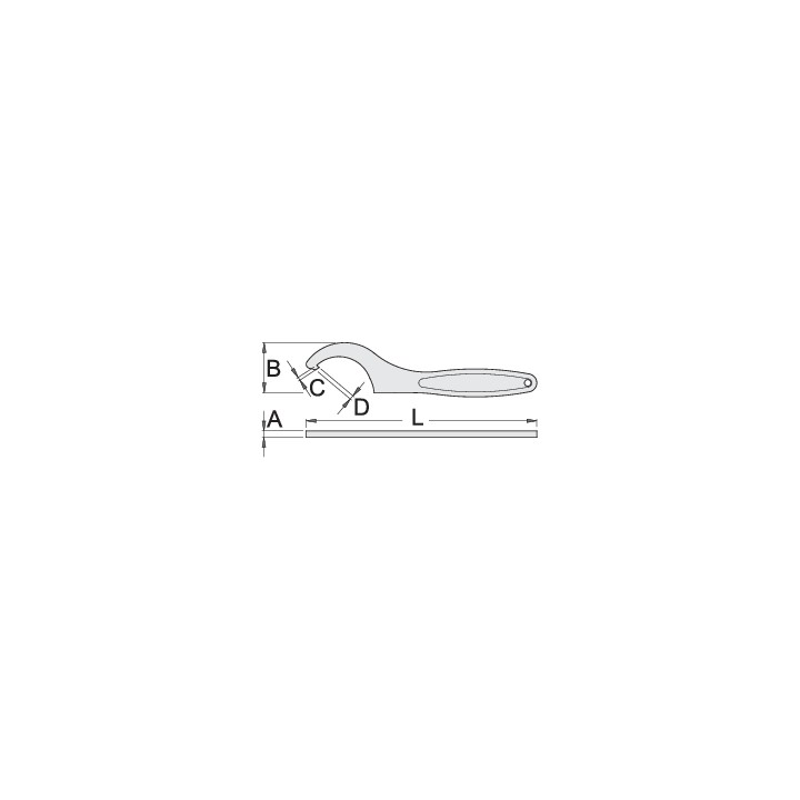 Llave de gancho - 255/2