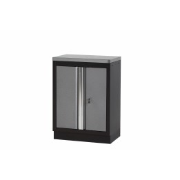 Armario Base De 2 Puertas Con Base De Acero Inoxidable Y Cerradura
