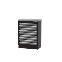Armario Base De 9 Cajones Con Base De Acero Inoxidable Y Cerradura