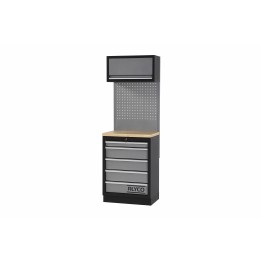 Conjunto De Taller De 1 Módulo Con Superficie De Trabajo De Madera