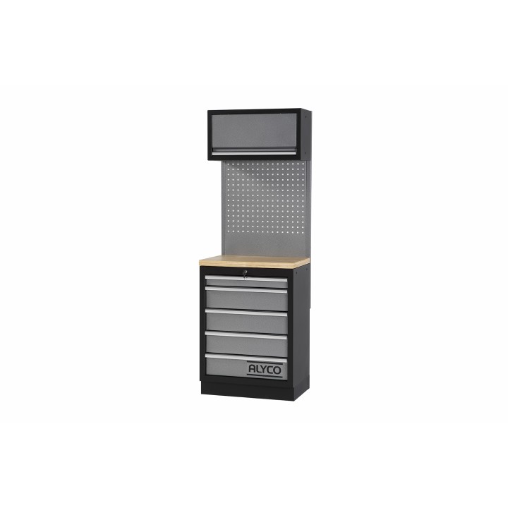 Conjunto De Taller De 1 Módulo Con Superficie De Trabajo De Madera