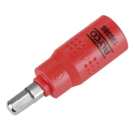 Llave De Vaso Aislada Con Punta Hexagonal VDE De 1/4" ALYCO