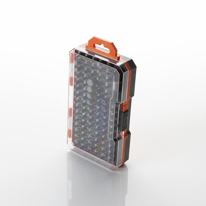 Juego De 85 Puntas De Atornillar De 1/4" En Caja De Plástico ALYCO