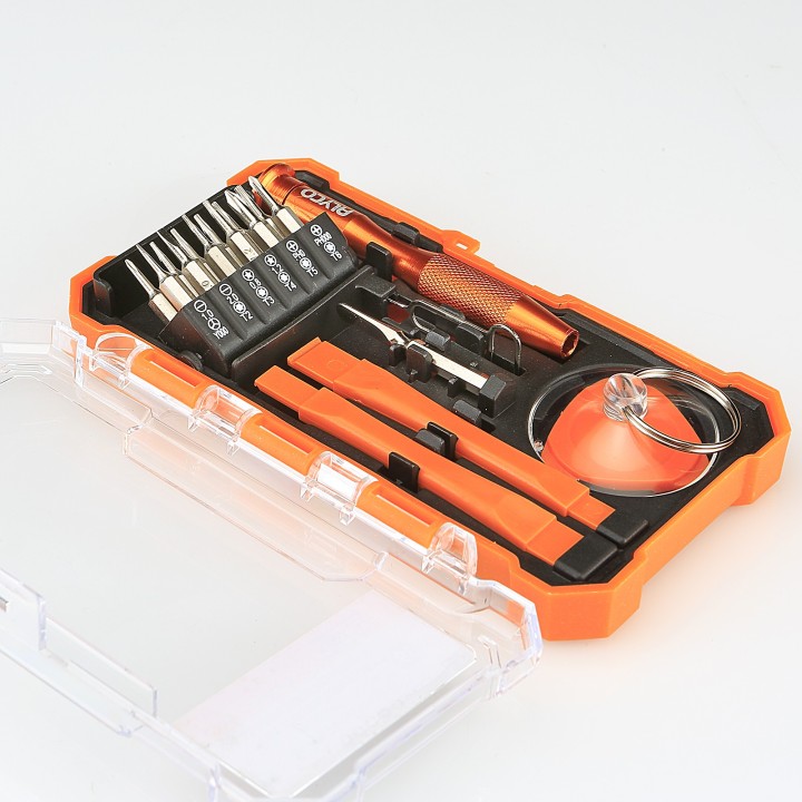 Juego 19 Piezas Reparación Aparatos Electrónicos ALYCO ORANGE