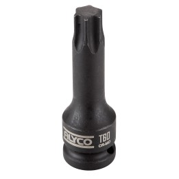 Llave de Vaso de Impacto de 1/2" Punta Torx ALYCO