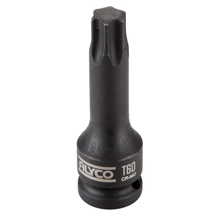 Llave de Vaso de Impacto de 1/2" Punta Torx ALYCO