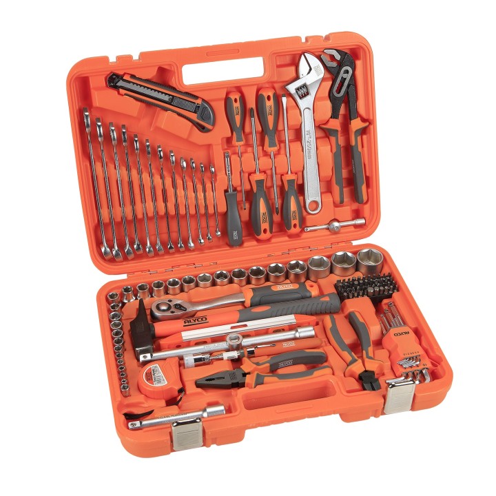 Juego de Herramientas Combinadas 113 Pzs ALYCO ORANGE