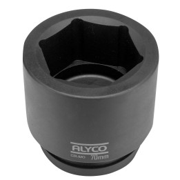 Llave de vaso de impacto con boca hexagonal y cuadradillo 1 - 1/2" Aly