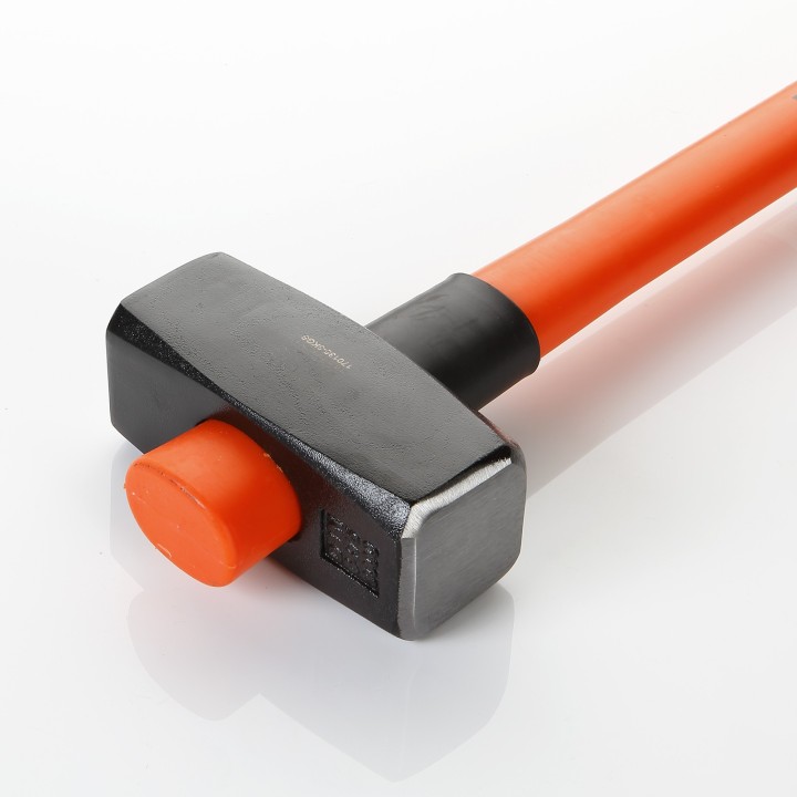 Maza De Construccción Con Mango Fibra De Vidrio ALYCO ORANGE