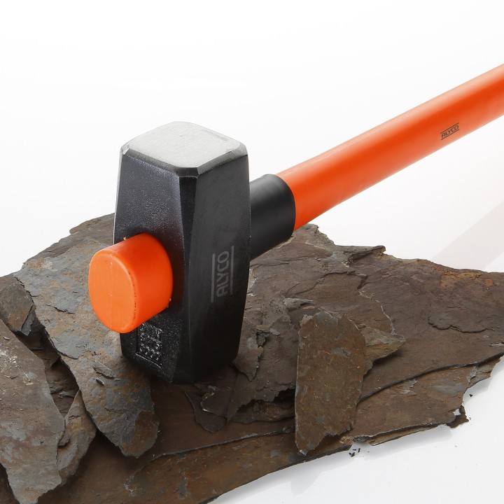 Maza De Construccción Con Mango Fibra De Vidrio ALYCO ORANGE