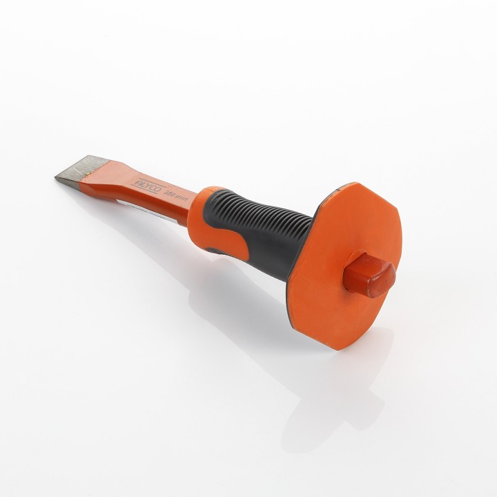 Cortafríos Plano Con Protector Bimaterial Cuerpo Rectangular ALYCO