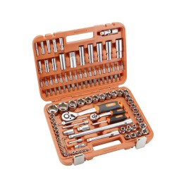 Juego De Llaves Y Accesorios 110 Pzas De 1/2" - 1/4" ALYCO ORANGE