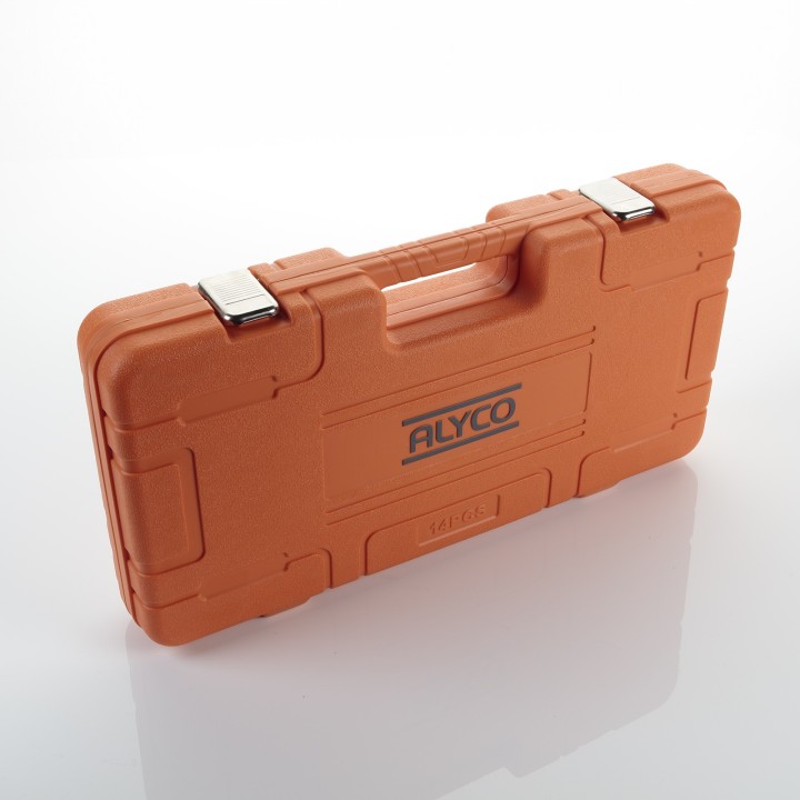 Juego De Llaves De Vaso Y Accesorios De 3/4" 14 Piezas ALYCO ORANGE