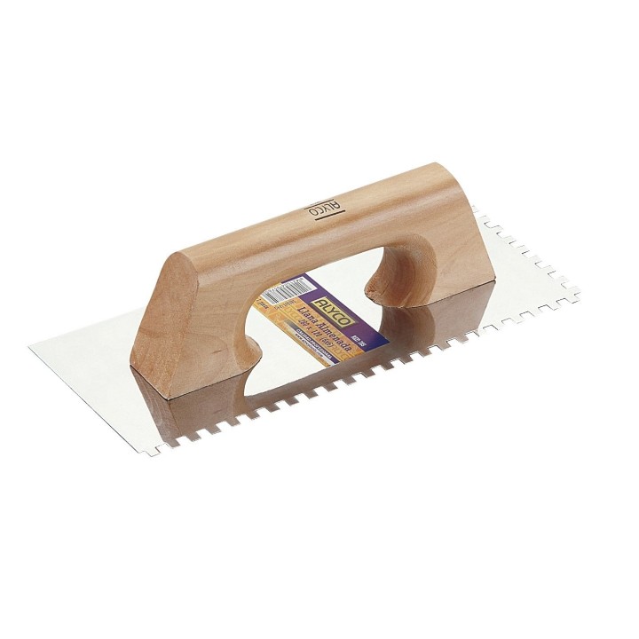 Llana Dentada De Acero Inoxidable Con Mango De Madera ALYCO