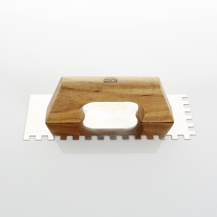 Llana Dentada De Acero Inoxidable Con Mango De Madera ALYCO