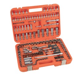 Juego De Llaves De Vaso De 1/2" + 3/8" + 1/4" 171 Piezas ALYCO ORANGE