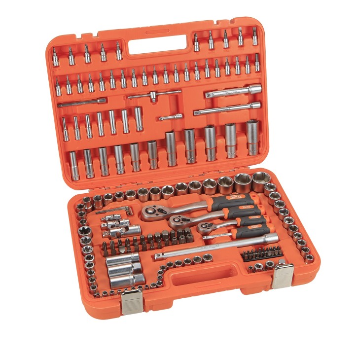 Juego De Llaves De Vaso De 1/2" + 3/8" + 1/4" 171 Piezas ALYCO ORANGE