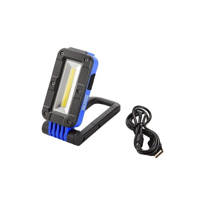Linterna Recargable Bifocal Plegable 5W Cob Ip54 ALYCO